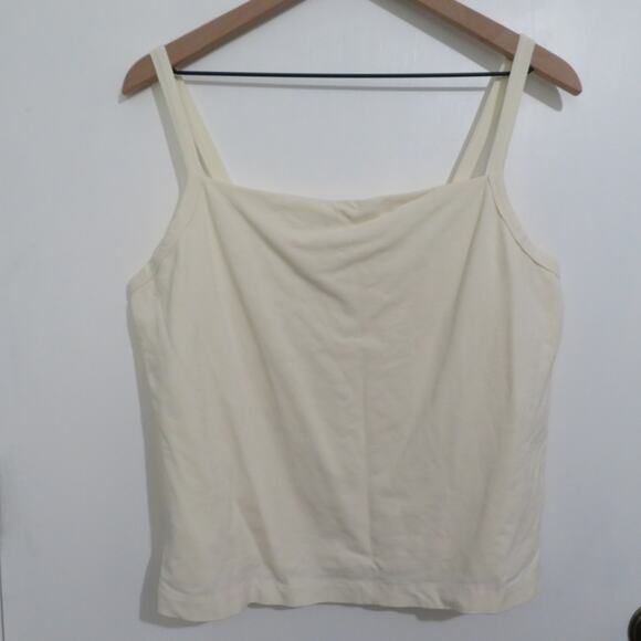 Johnny Was ITEM Large Cream Tank Top Vintage - Picture 1 of 9